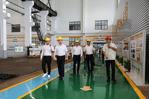 上海青浦區(qu)政協主(zhu)席曹衛東一(yi)行走(zou)訪上海創力(li)集(ji)團(tuán)考察指導(dao)(圖1)